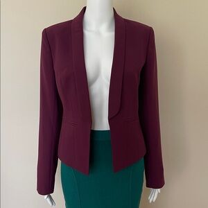 Halogen Rich Plum Blazer. Size 4.